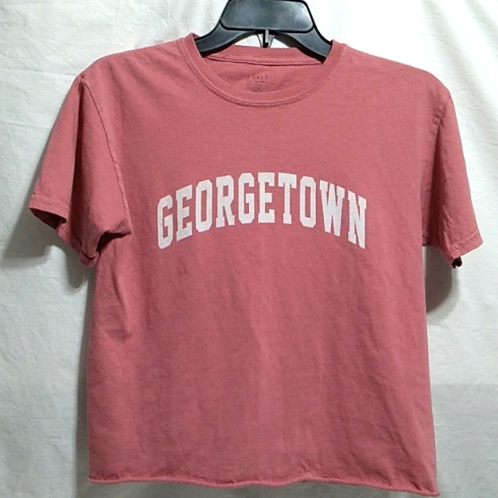 (X-63)SALE! J. Galt Cropped Top One Size Made In USA 🇺🇸 Dusty Rose Pink Color
